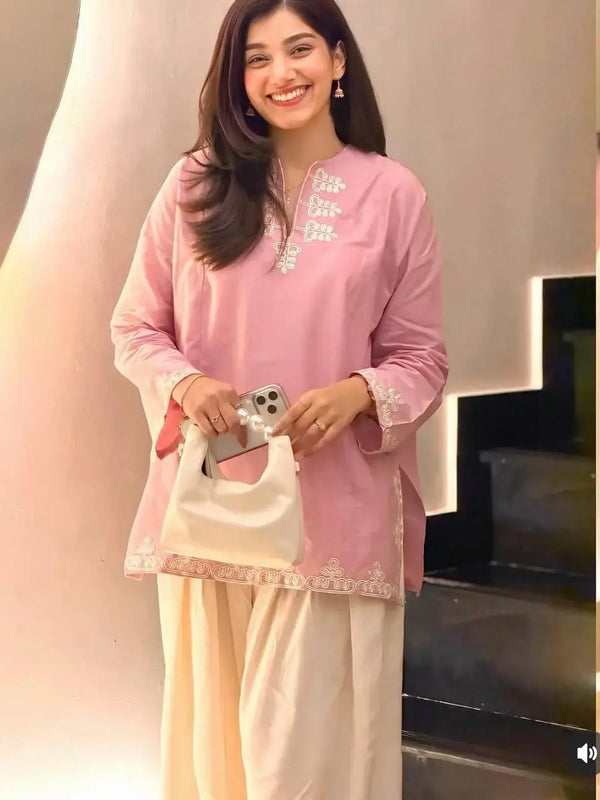 Farshi Salwar pattern co ord set