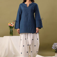Women Regular Pure Cotton Kurti with Farshi Salwar