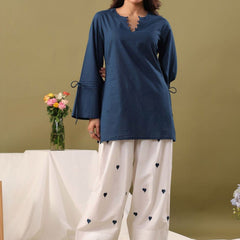 Women Regular Pure Cotton Kurti with Farshi Salwar