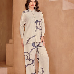OffWhite Italian Linen Co-ord Set