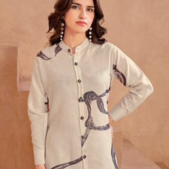 OffWhite Italian Linen Co-ord Set