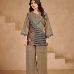 Light Brown Italian Linen Co-ord Set