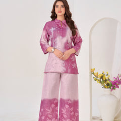 Pink Italian Linen Co-ord Set