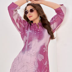 Pink Italian Linen Co-ord Set