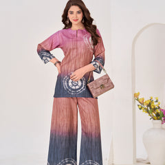 Shaded Italian Linen Co-ord Set