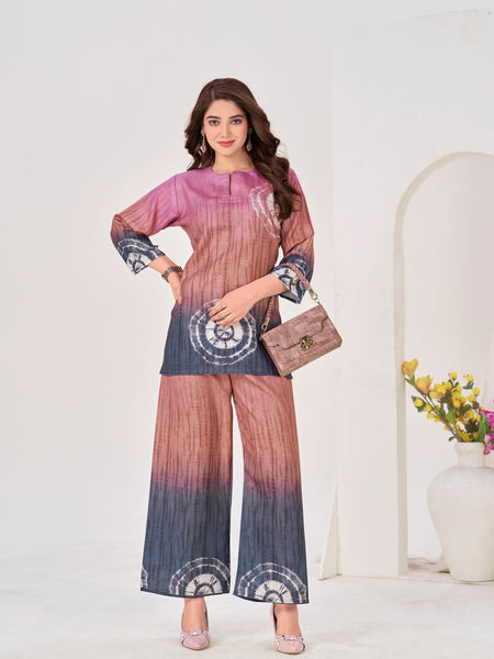 Shaded Italian Linen Co-ord Set