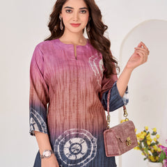 Shaded Italian Linen Co-ord Set