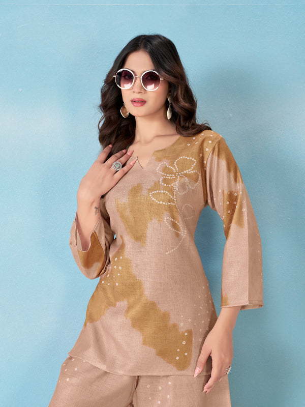 Chikoo Italian Linen Co-ord Set