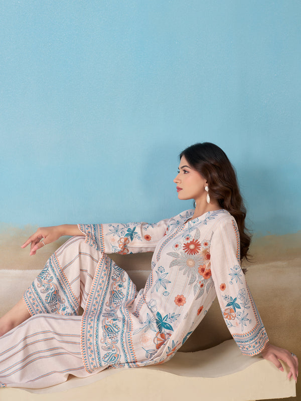 Off white Italian Linen Co-ord Set