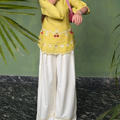Cherry & Heart Farsi Salwar Set With Pockets