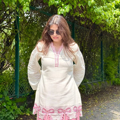 Women’s Designer Party Wear Roman Silk Kurta Palazzo Set