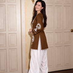 Embroidery Work Farshi Salwar Set