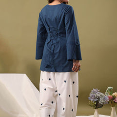Women Regular Pure Cotton Kurti with Farshi Salwar